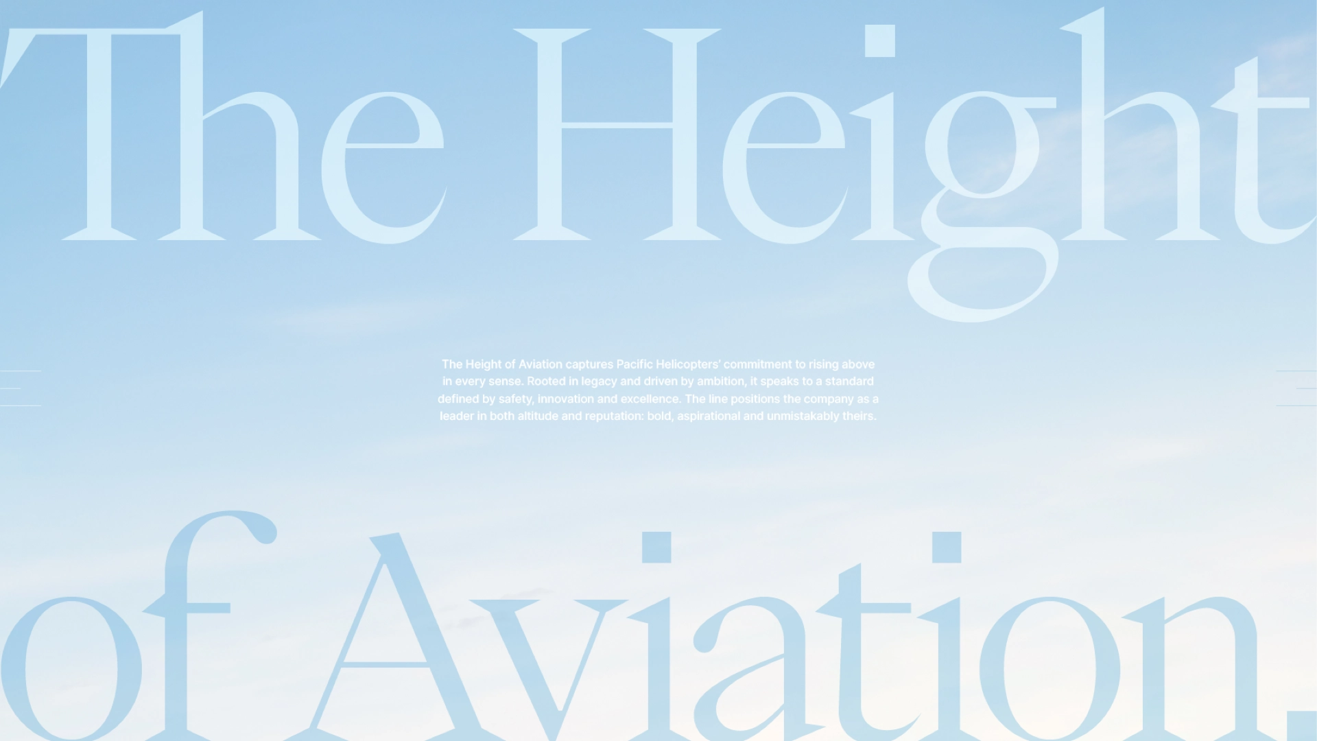 Pacific Helicopters Brand Campaign page 2